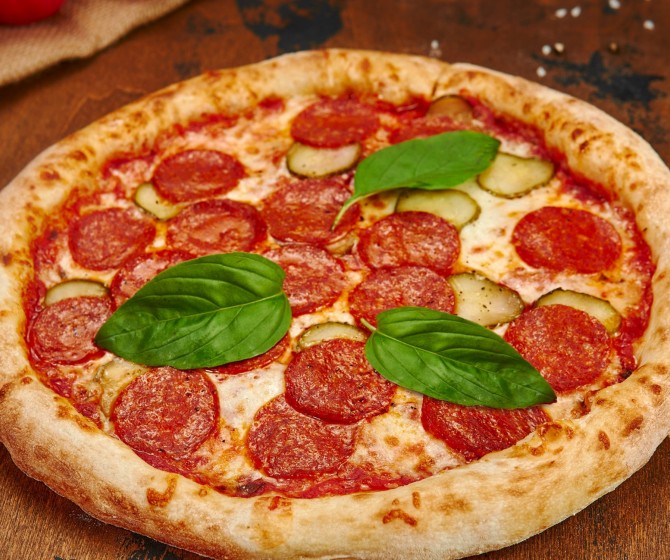 Пицца Пеперони по-деревенски (30 см)