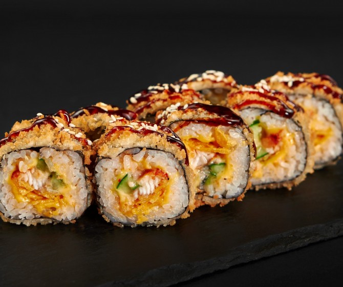 Острый с угрем