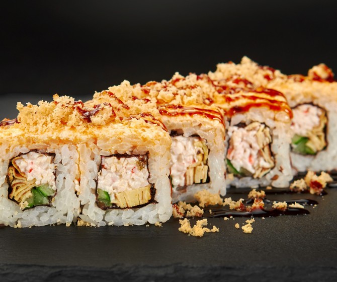 Запеченный с крабом